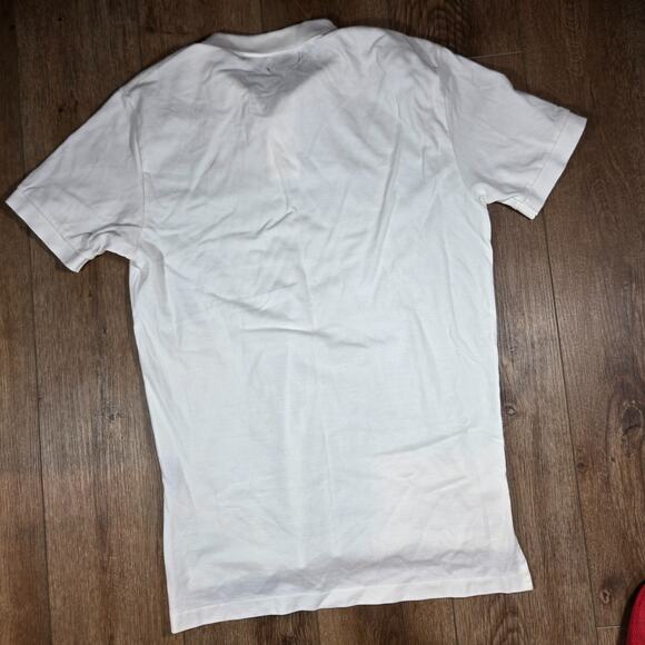 Polo Ralph Lauren Men’s M Polo Shirt White Flag Logo Vintage Patriotic USA July - Picture 4 of 6